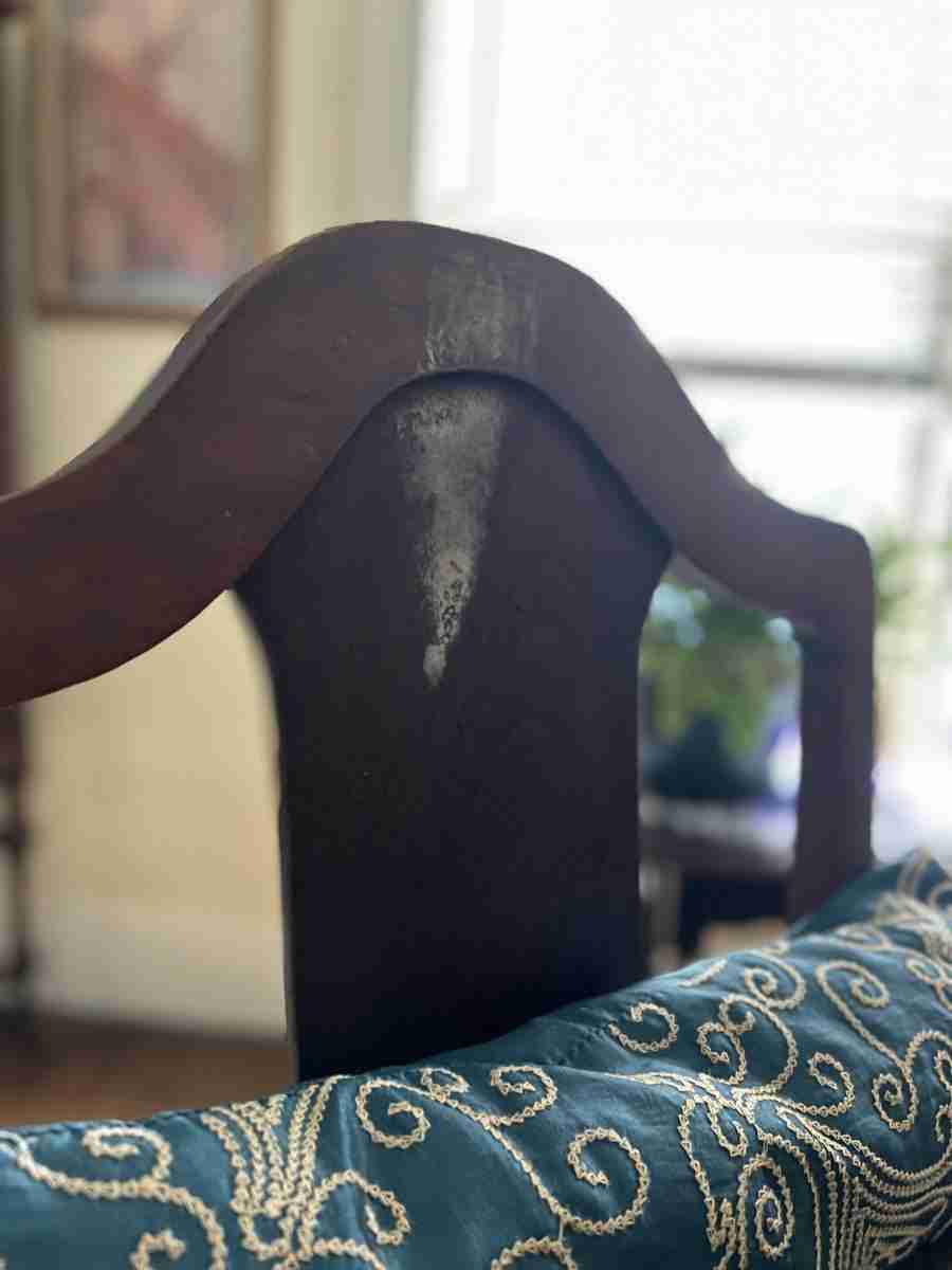 water mark on antique wood furniture