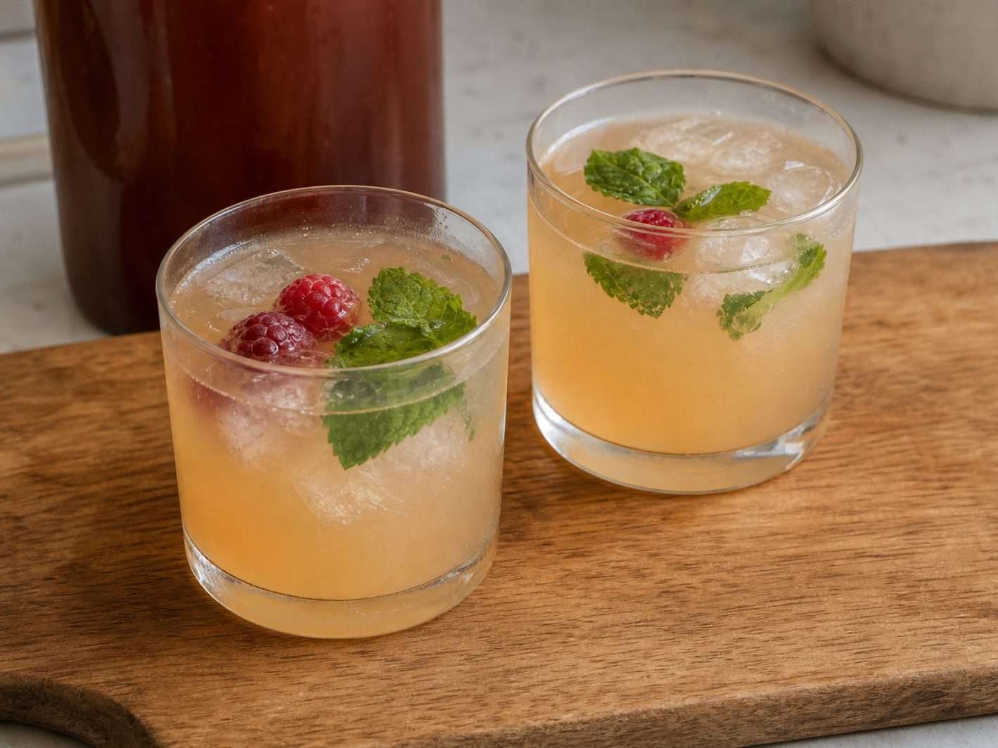 Watkins Raspberry Recipes Mint Raspberry Punch from 1925